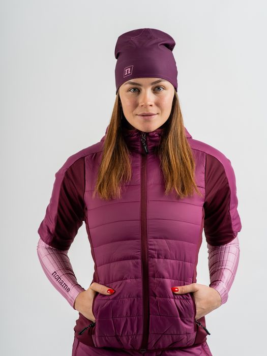 Жилетка женская NONAME SKI VEST 24 WOS WINE RED/DK RASBERRY, р-р 4-S