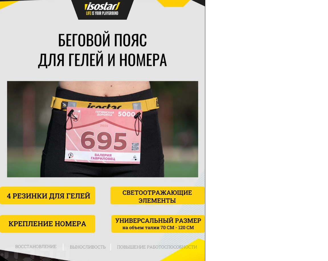 Держатель для номера Isostar