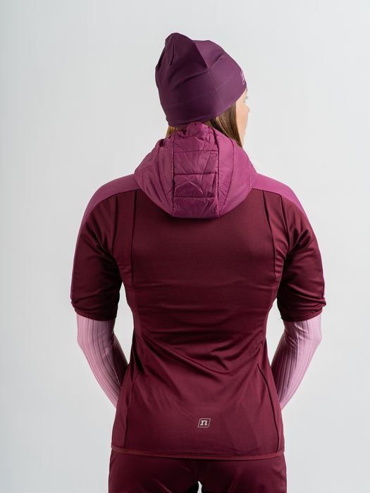 Жилетка женская NONAME SKI VEST 24 WOS WINE RED/DK RASBERRY, р-р 4-S