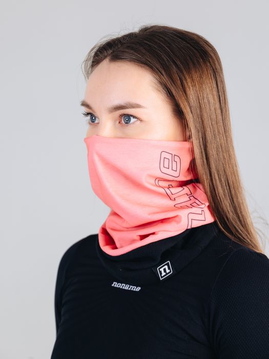 Бандана NONAME FLEECE NECKWARMER SALMON 