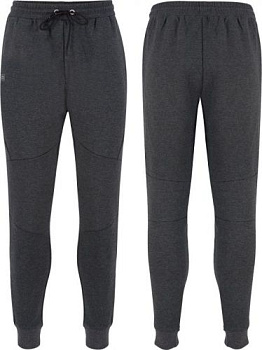 Брюки унисекс NONAME TRACK PANTS 23 BLACK MELANGE, р-р 4-S