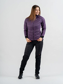 Kуртка женская NONAME HYBRID JACKET WARM 24 WOS DK PURPLE, р-р 4-S