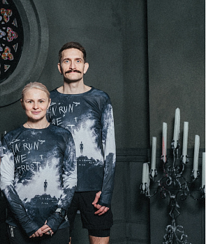 Лонгслив женский In Run We Trust Echo Void